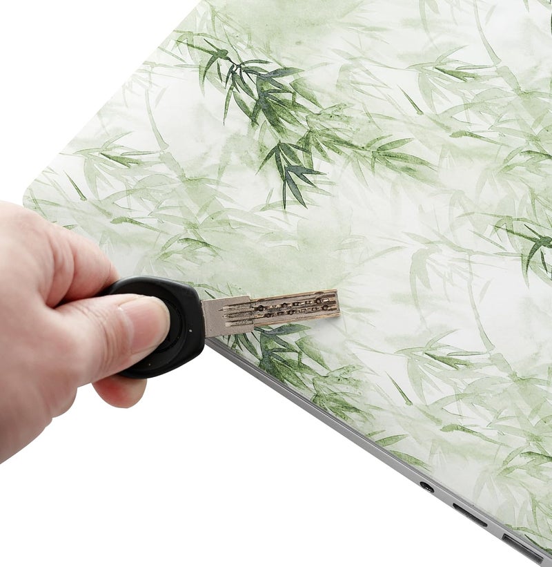 AORTDES Laptop Skin Sticker 12.1 13 13.3 14 15 15.6 Inches Netbook Sticker Decal Reusable Universal Notebook PC Art Personalized Protector by (AD-NEK-87 Bamboo Forest) - Image 3